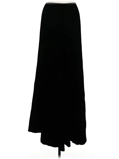 Pre-owned Linda Allard Ellen Tracy Formal Skirt In Black