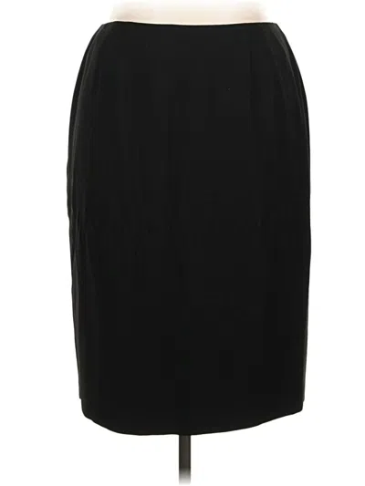 Linda Allard Ellen Tracy Formal Skirt In Black