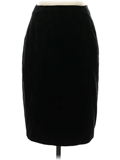 Pre-owned Linda Allard Ellen Tracy Formal Skirt In Black