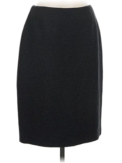 Pre-owned Linda Allard Ellen Tracy Formal Skirt In Black