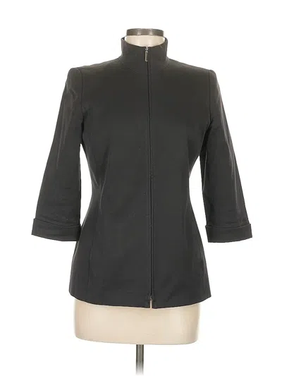 Pre-owned Linda Allard Ellen Tracy Jacket In Gray