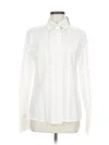 Linda Allard Ellen Tracy Long Sleeve Blouse In White