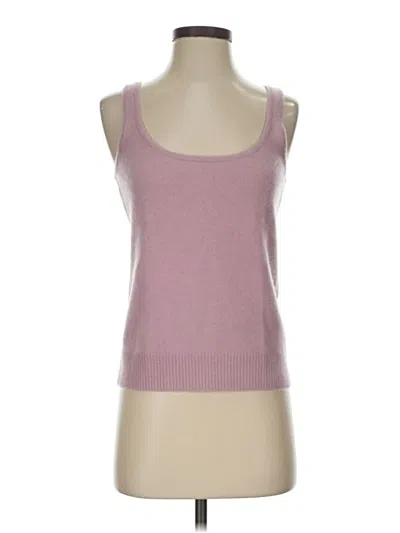 Pre-owned Linda Allard Ellen Tracy Sweater Vest In Pink