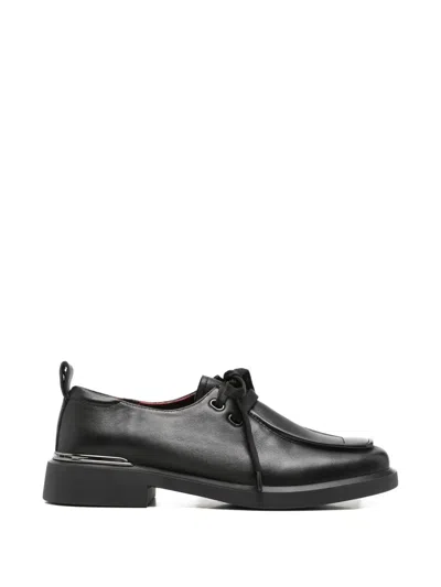 Linda Baumann Lace-up Fastening Derby Shoes In Black