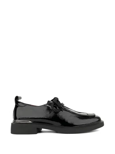 Linda Baumann Lace-up Shoes In Black