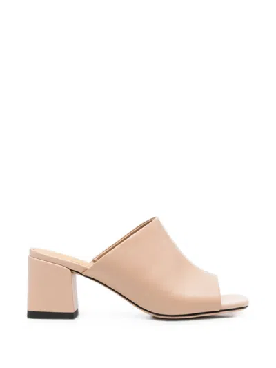 Linda Baumann Open-toe Block-heel Sandals In Multi