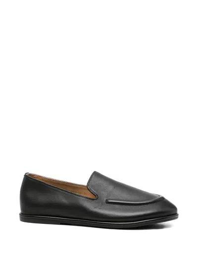 Linda Baumann Panelled Loafers In Black