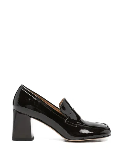 Linda Baumann Square-toe Pumps In Black