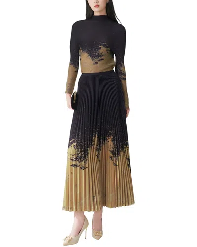 Linda Charm 2pc Blouse & Skirt Set In Multi