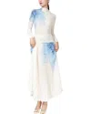 Linda Charm 2pc Blouse & Skirt Set In White