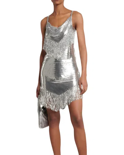 Linda Charm 2pc Top & Skirt Set In Silver
