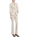 Linda Charm 3pc Blazer, Vest, & Pant Set In Neutral