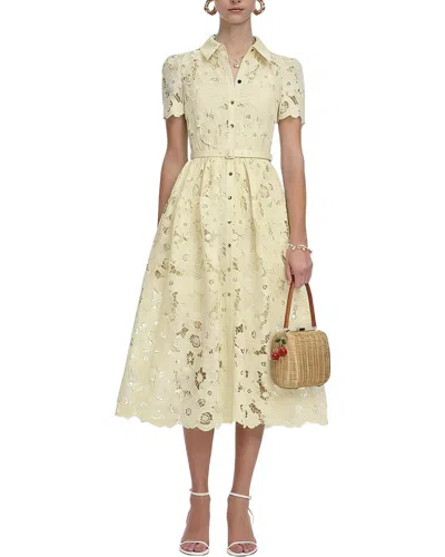 Linda Charm A-line Dress In Yellow