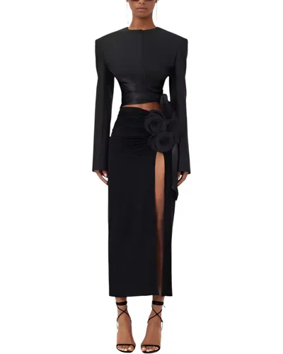 Linda Charm Blouse In Black