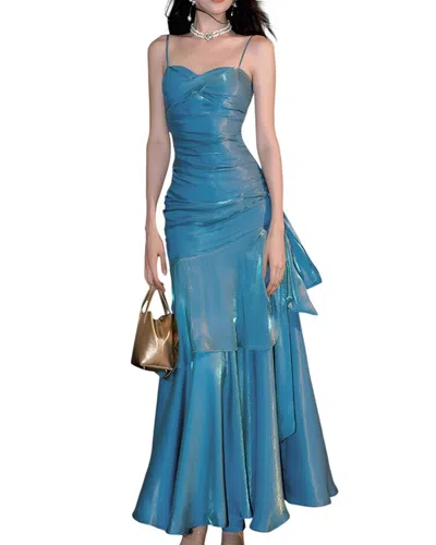 Linda Charm Dress In Blue