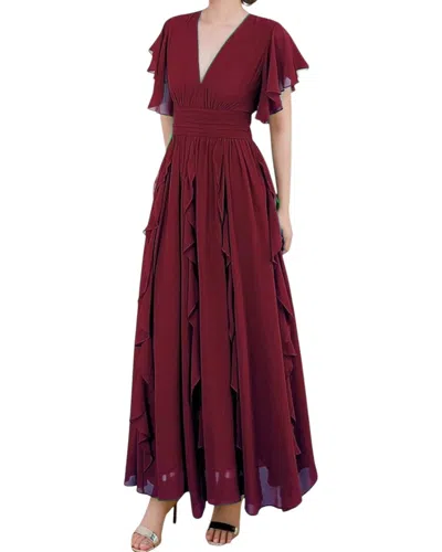 Linda Charm Dress In Red