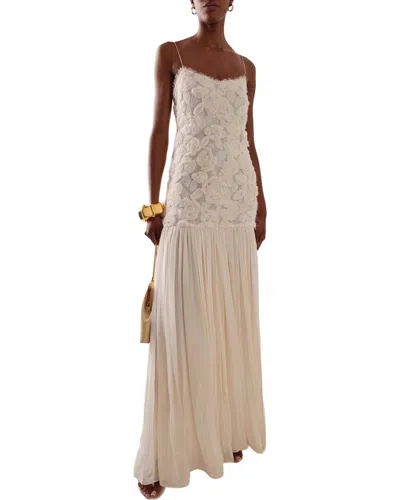 Linda Charm Embellished Maxi Dress In Neutral
