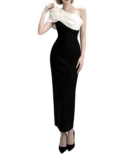 Linda Charm Maxi Dress In Black