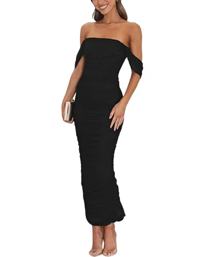 Linda Charm Maxi Dress In Black