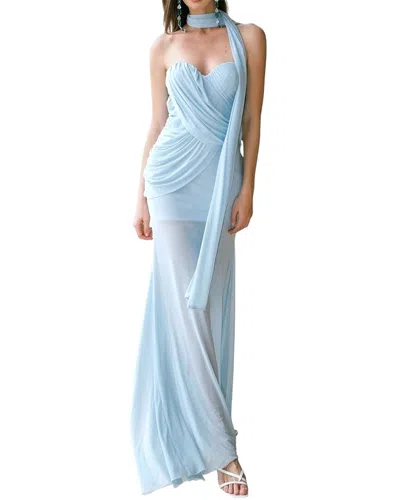 Linda Charm Maxi Dress In Blue