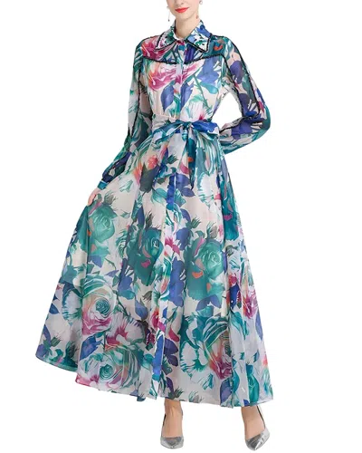 Linda Charm Maxi Dress In Blue