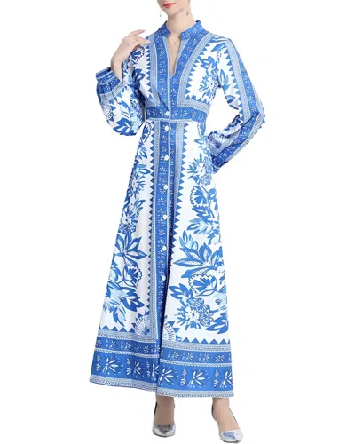 Linda Charm Maxi Dress In Blue
