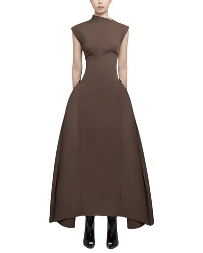 Linda Charm Maxi Dress In Brown