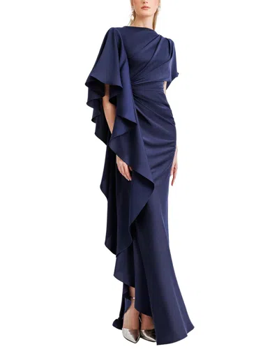 Linda Charm Maxi Dress In Dark Blue