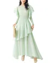 Linda Charm Maxi Dress In Green