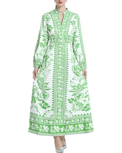 Linda Charm Maxi Dress In Green