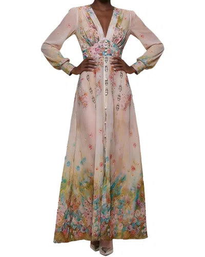 Linda Charm Maxi Dress In Multi