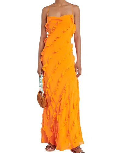 Linda Charm Maxi Dress In Orange