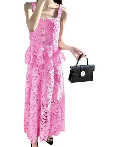Linda Charm Maxi Dress In Pink