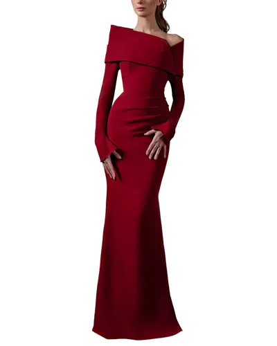 Linda Charm Maxi Dress In Red
