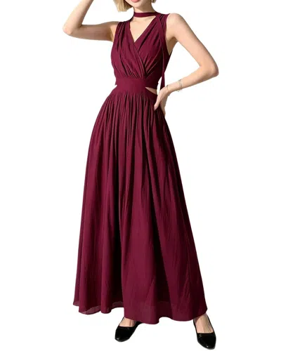 Linda Charm Maxi Dress In Red