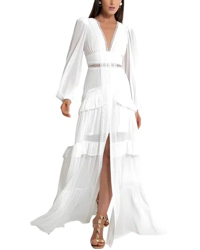 Linda Charm Maxi Dress In White