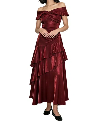 Linda Charm Maxi Dress In Red