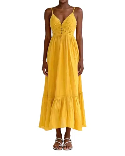 Linda Charm Maxi Dress In Yellow