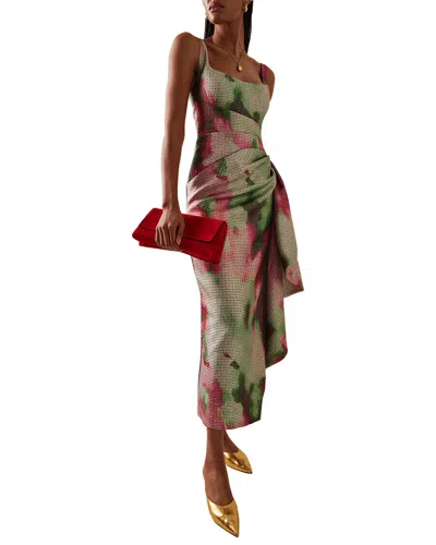 Linda Charm Midi Dress In Multi