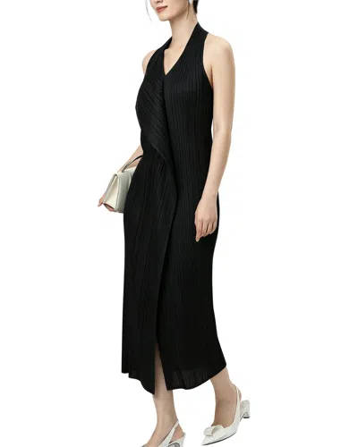 Linda Charm Midi Dress In Black
