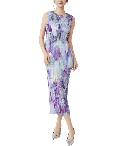 Linda Charm Midi Dress In Blue