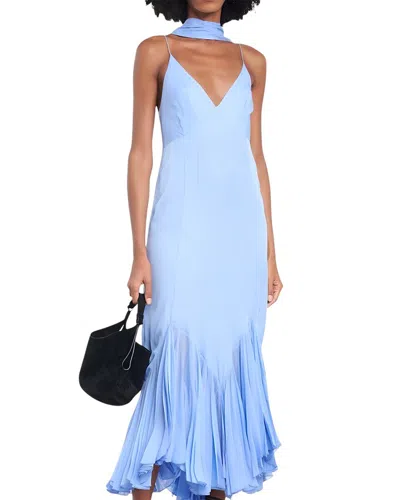Linda Charm Midi Dress In Blue