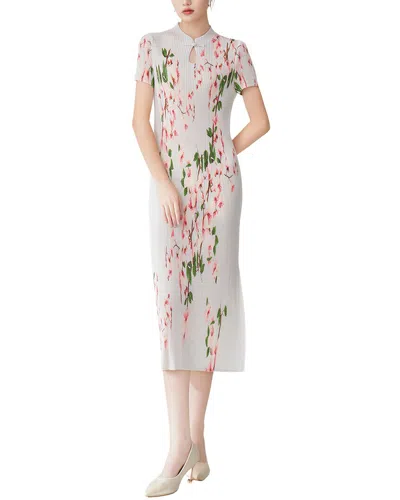 Linda Charm Midi Dress In Gray