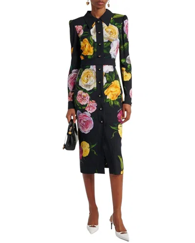 Linda Charm Midi Dress In Multi