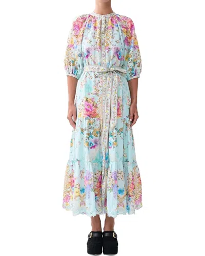 Linda Charm Midi Dress In Multi