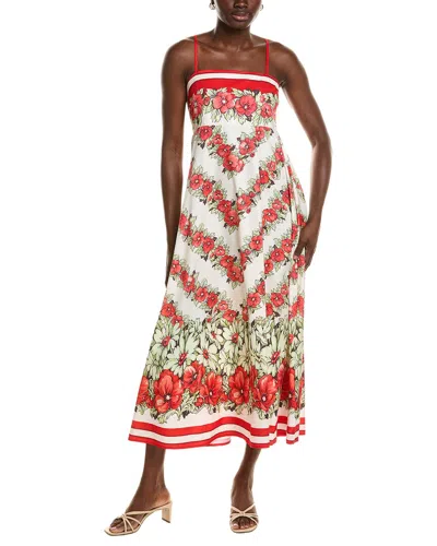 Linda Charm Midi Dress In Multi