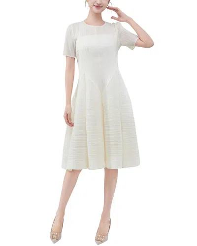 Linda Charm Midi Dress In Neutral