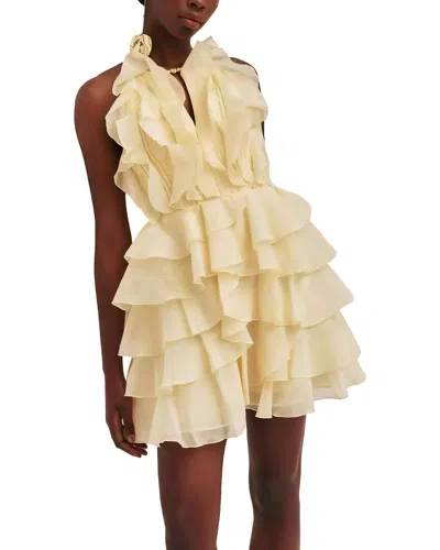 Linda Charm Midi Dress In Neutral