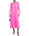 Linda Charm Midi Dress In Pink