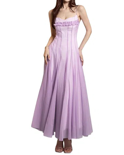 Linda Charm Midi Dress In Purple